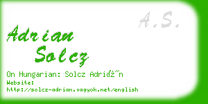 adrian solcz business card